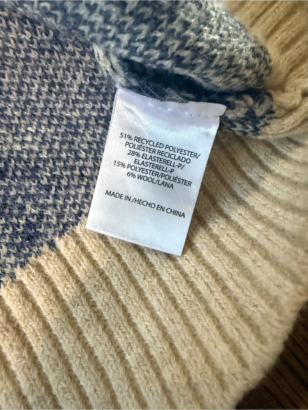 Love Knits NYC Floral Cardigan Sweater Women’s XS Cream Blue Button Knit NWT - Picture 4 of 8